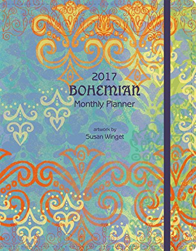 Wells Street By Lang Bohemian Monthly Planner, 17 Month Calendar August 2016-December 2017 (17997050009) #TOP5
