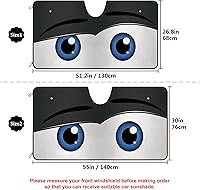 Vista 2 de Parasol para parabrisas de automóvil para perro, diseño de girasoles con diseño de Border Collie, protector solar y reflector de rayos UV, mantiene