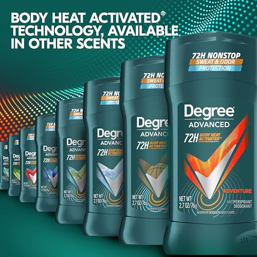 Degree Men Advanced Protection Antiperspirant Deodorant, Adventure, 2.7 oz, 2-Pack