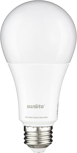 Miniatura 8 de Sunlite 41679 Bombilla LED A21 de 3 vías, 61219 vatios (equivalente a 60 W, 75 W, 125 W), 800-1500-2100 lúmenes, base E26 media, omnidireccional,