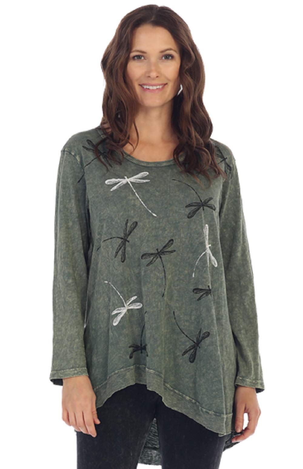 Jess & Jane Mineral Washed Cotton Tunic - M18