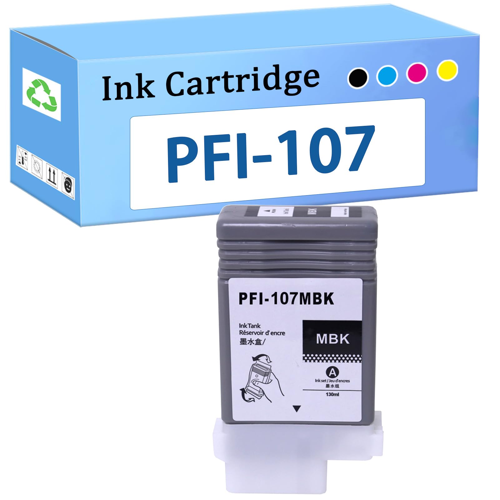 Amazon.com: AIRLUG PFI-107 MBK/BK/C/M/Y Ink Cartridges Amazon.com: AIRLUG PFI-107 MBK/BK/C/M/Y Ink Cartridges