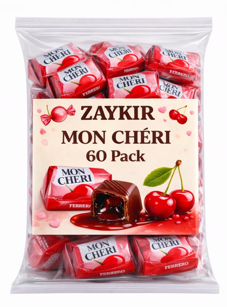Mini Crisp Dark Moncheri Chocolate Covered Cherry Bars (30 Pack)