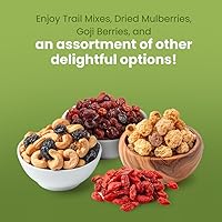 Vista 4 de Bayas orgánicas de Goji – Calidad premium – Secado al sol crudo – Baya perfecta para aperitivos, batidos, cereales, yogur, hornear, ensaladas