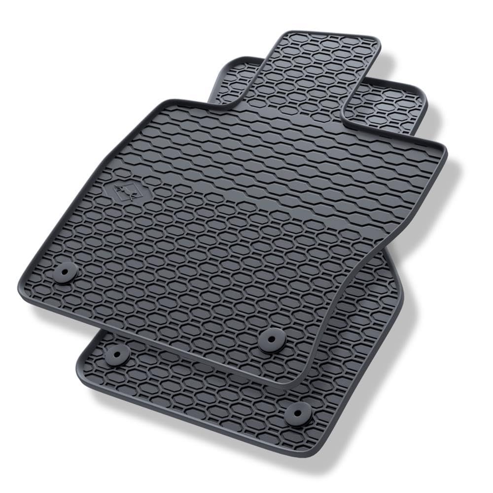 Mossa Tappetini gomma adatti per Skoda Octavia III (2013-2020) 2 pz. nero | Station Wagon, Liftback