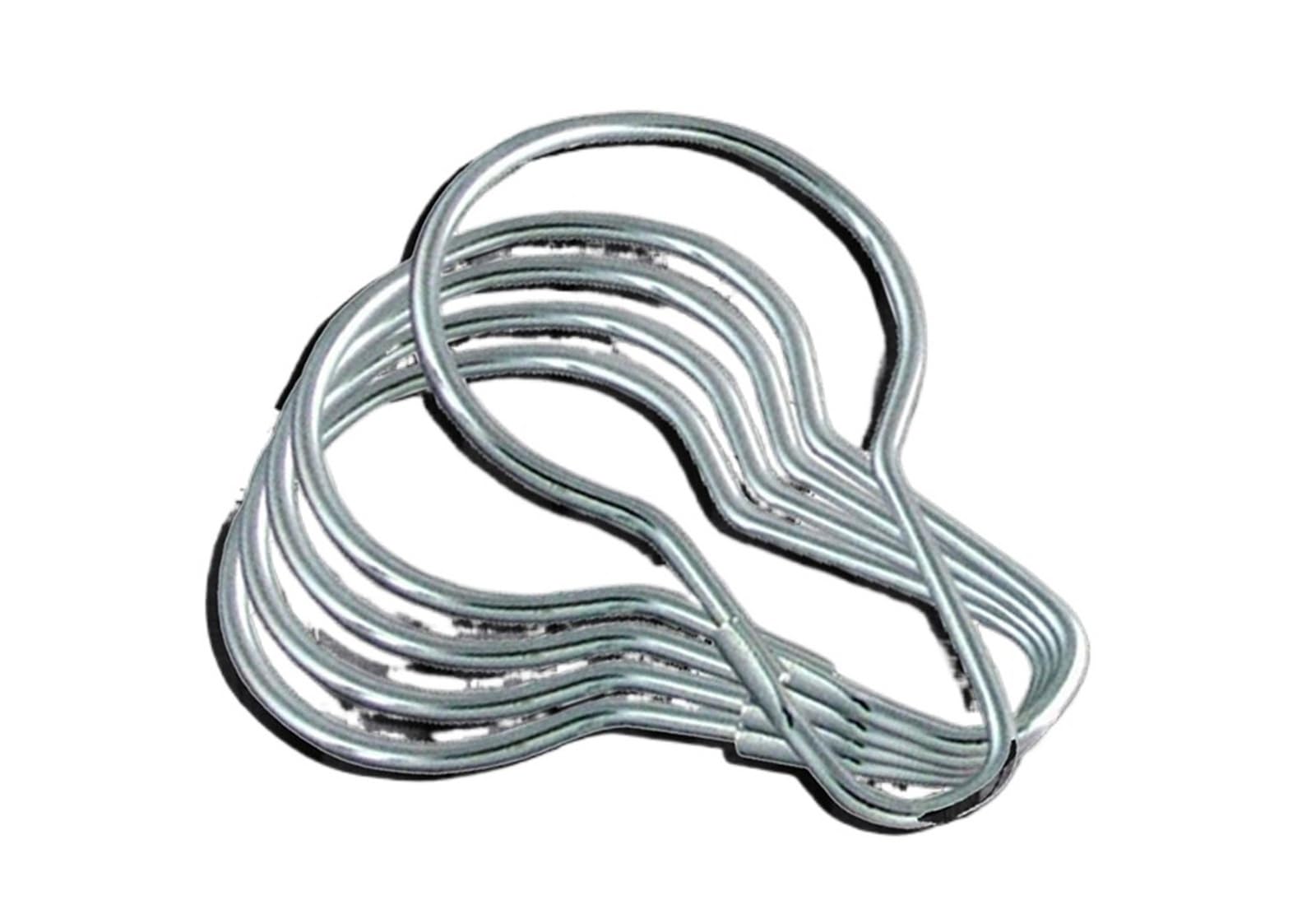 Shower Curtain Rings 50pcs Curtain Open Gourd Rings Iron Carabiner Keychain Clip for Shower Window Curtains Hook Accessories