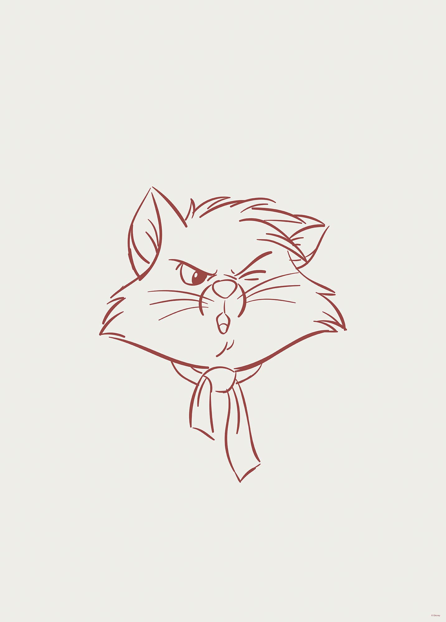 Komar Wandbild Brave Berlioz – 50 x 70 cm (Poster, Kunstdruck, Disney)