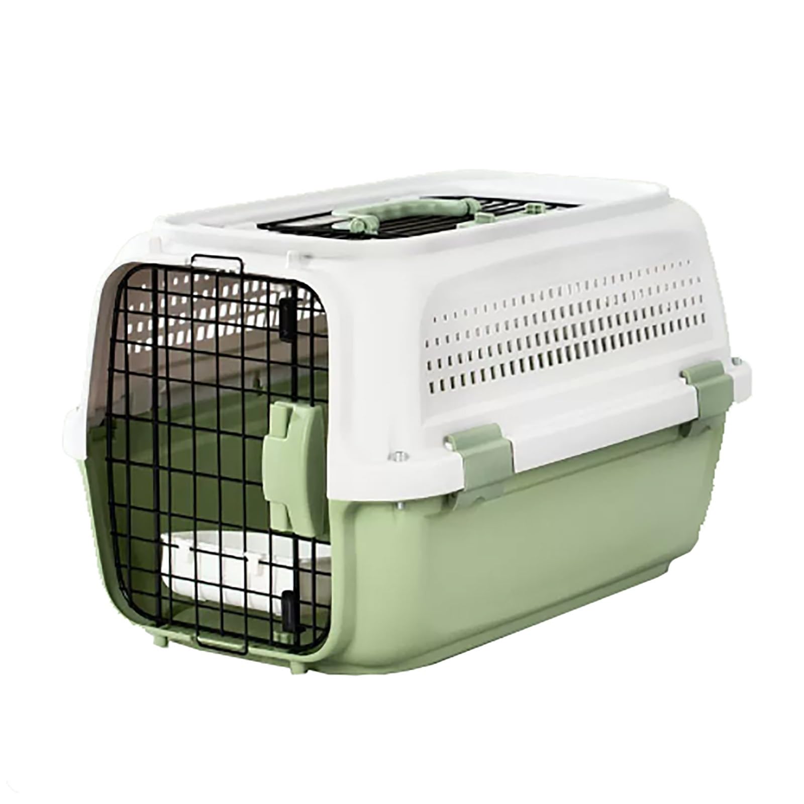 Cage de transport pour chat anti stress avec poignée de transport haute résistance