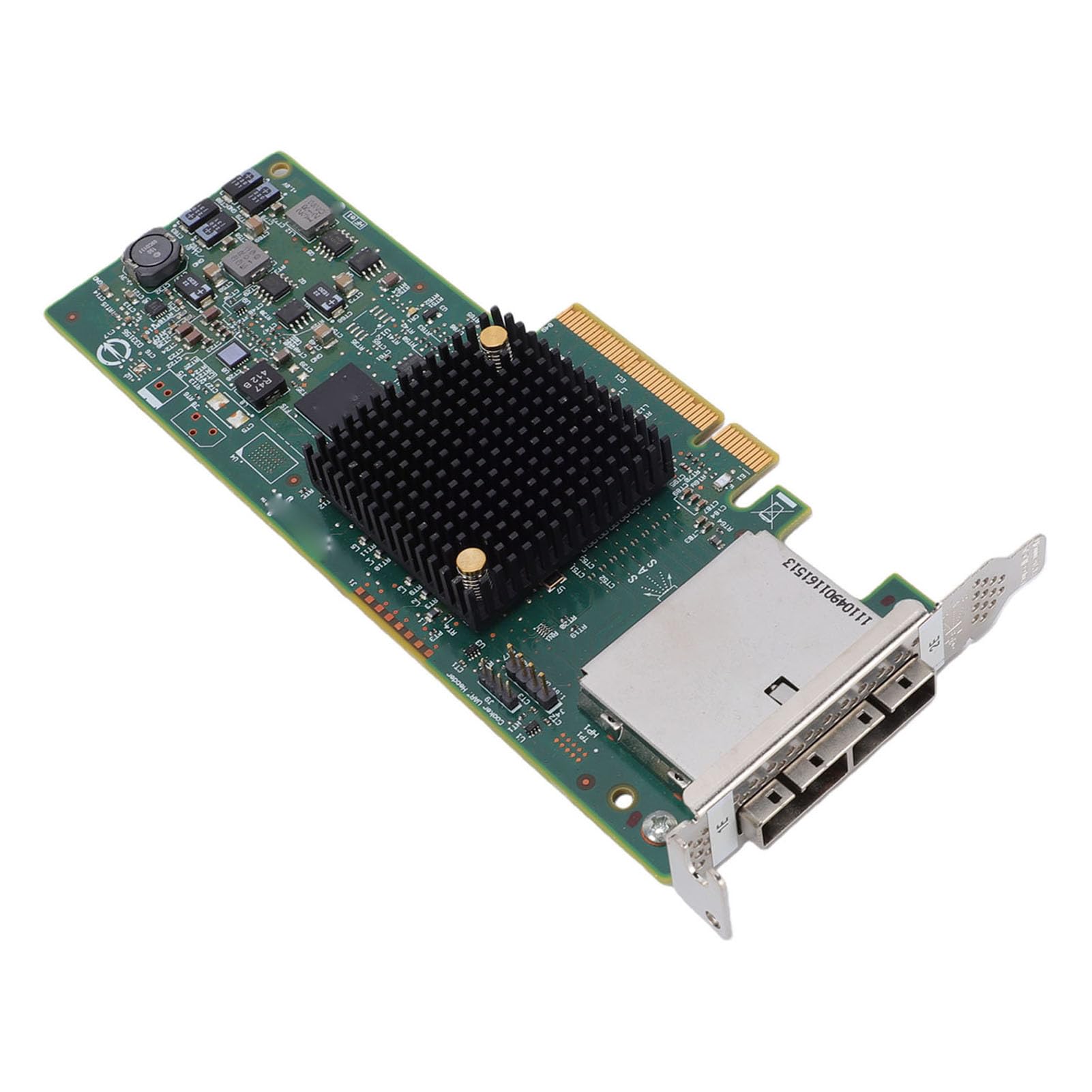 Elprico Adaptador de Bus Host SAS 9207-8e, PCIe 3.0 X8 HBA de 8 Puertos a 6 Gbps, JBOD en Modo IT, 1024 Dispositivos, 700 K IOPS, SFF-8088, Perfil bajo, para Servidor NAS ZFS, con Wins