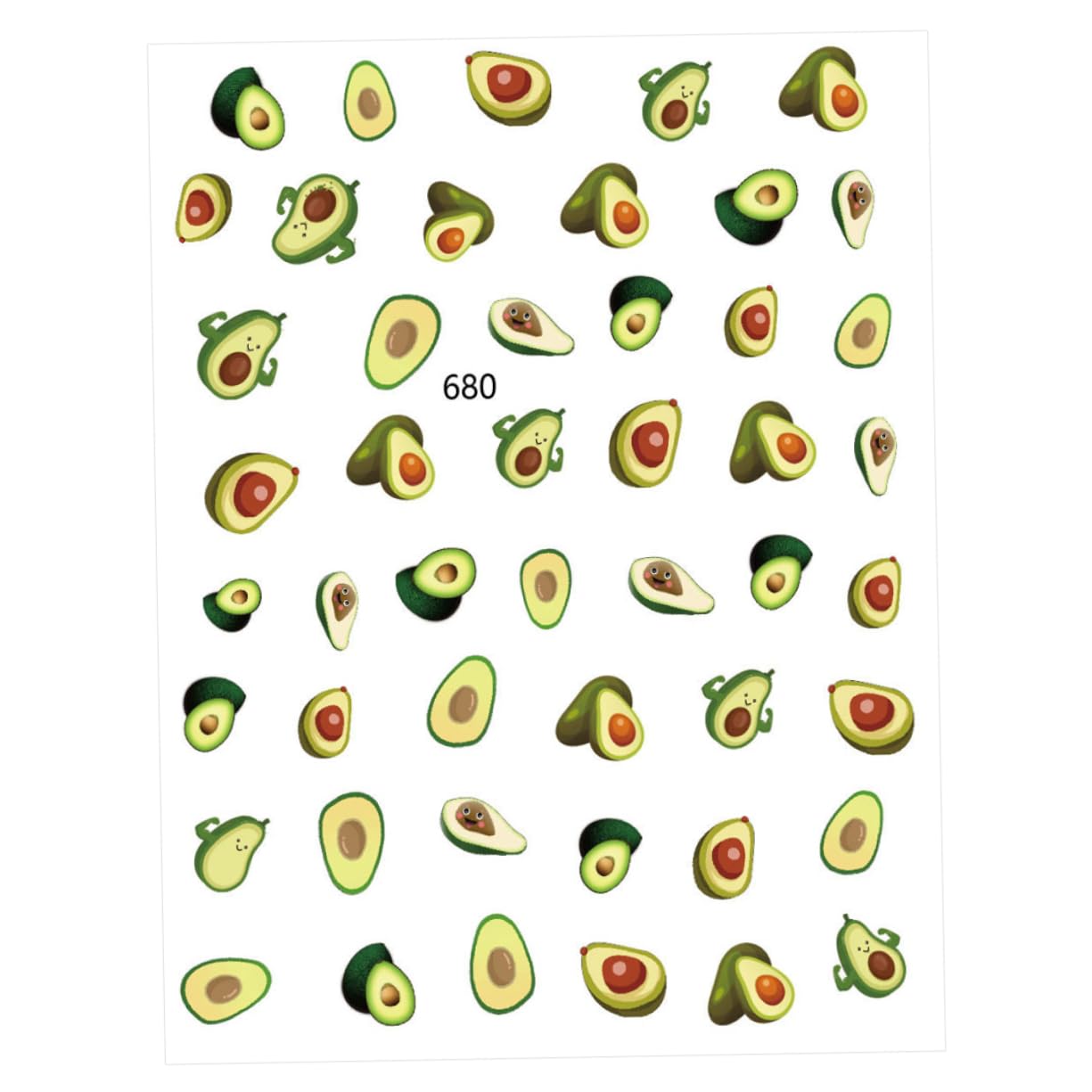 FOMIYES 3 Set Di Adesivi Per Nail Art Adesivi Con Design Di Frutta 3d Per Unghie Per Donne E Ragazze 12 Fogli*3
