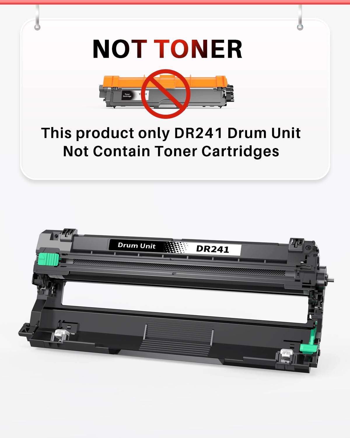 Kit 4 Tambours Compatibles Brother DR248CL – Noir, Cyan, Magenta, Jaune, Pour Imprimantes Laser Couleur DCP-L3520CDW, MFC-L3740CDW, Etc.