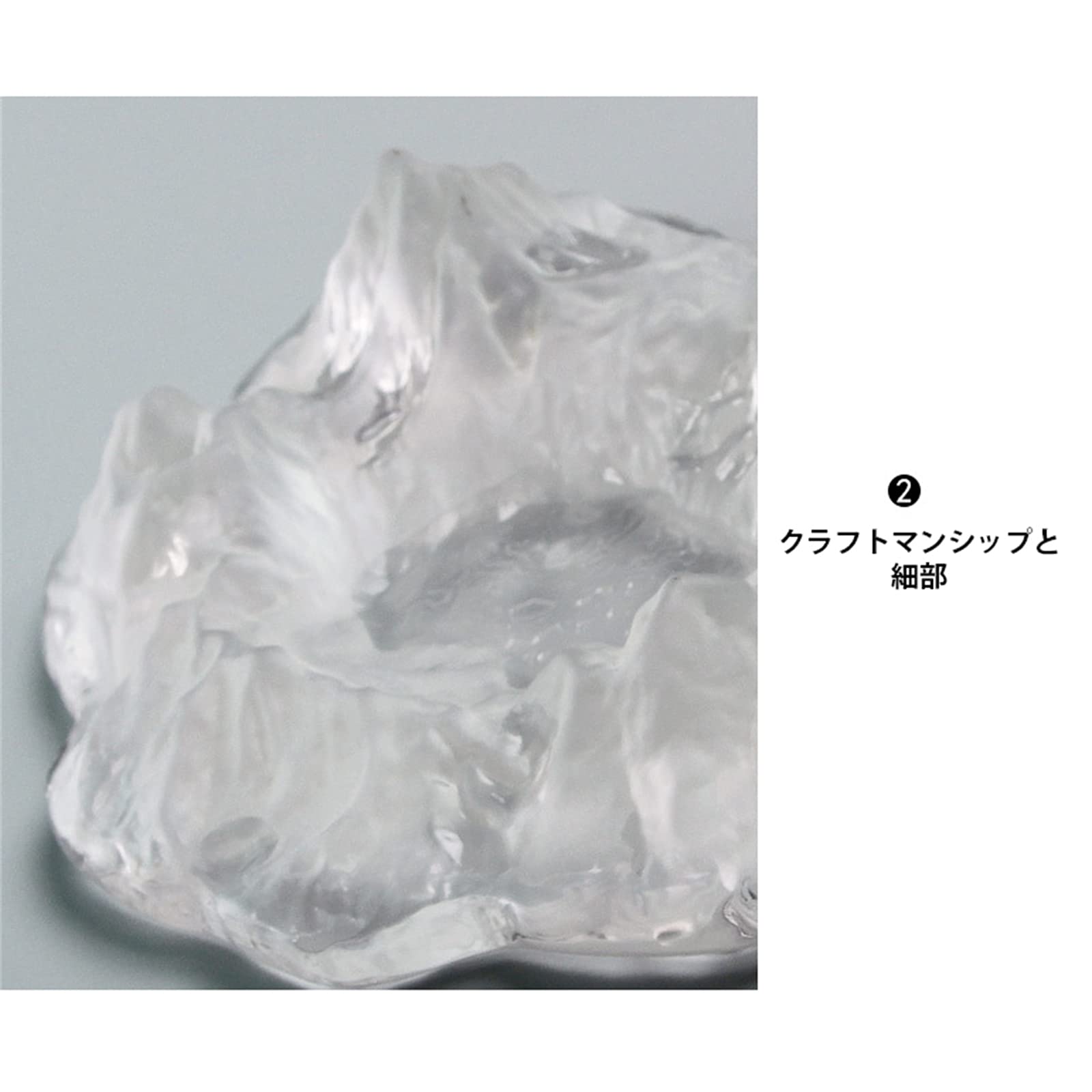 Amazon.co.jp: 富士山灰皿 クリスタルガラス灰皿 富士型の山の山の灰の