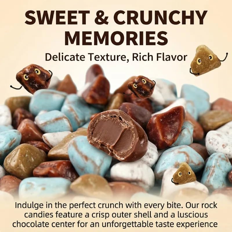 Chocolate Rocks comestibles de 1.1 lb miniatura 5