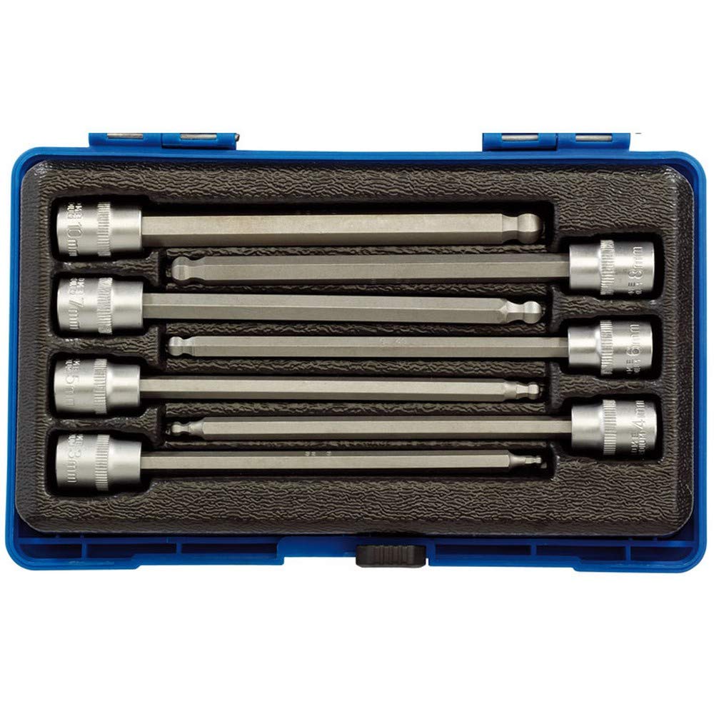 Draper Expert 3/8"" Square Drive Hexagonal Socket Bit Set (7 Piece) 16297
