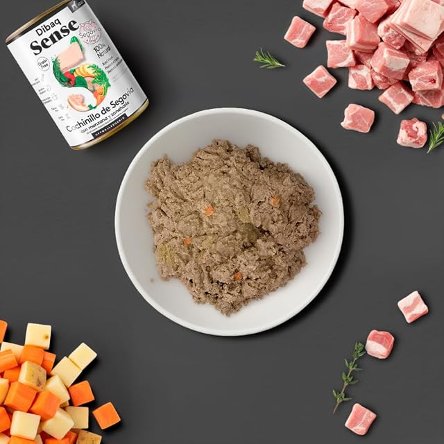 Foto 5 de 6 de Dibaq Sense - Comida húmeda para perros adultos hipoalergénico Dibaq Sense cochinillo de Segovia 380 g