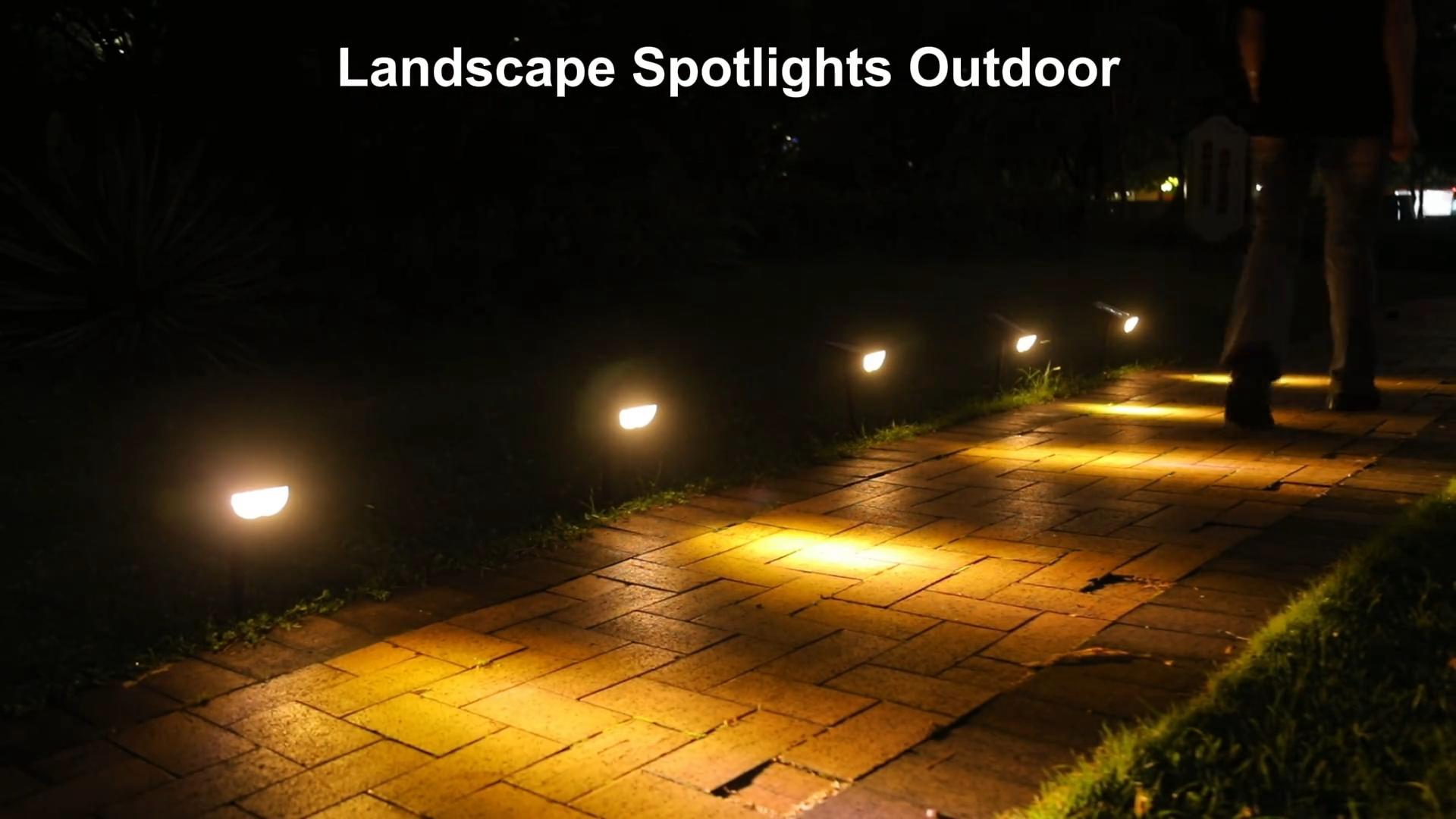ZOOKKI Solar Spot Lights Outdoor, Solar Lights Outdoor