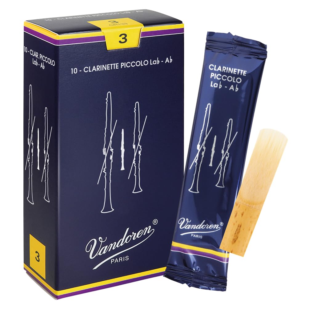 Vandoren CR133 - Caja de 10 cañas tradicional para clarinete piccolo
