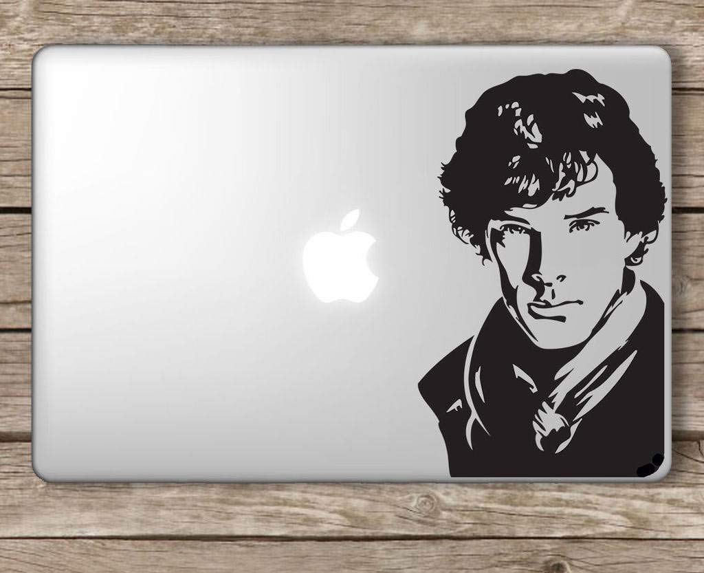 KaaHego Skin Sticker Decal Laptop Skin Sticker for Sherlock Holmes Laptop Vinyl Sticker (Black) (B07H8KD69R) Amazon Price History, Amazon Price Tracker