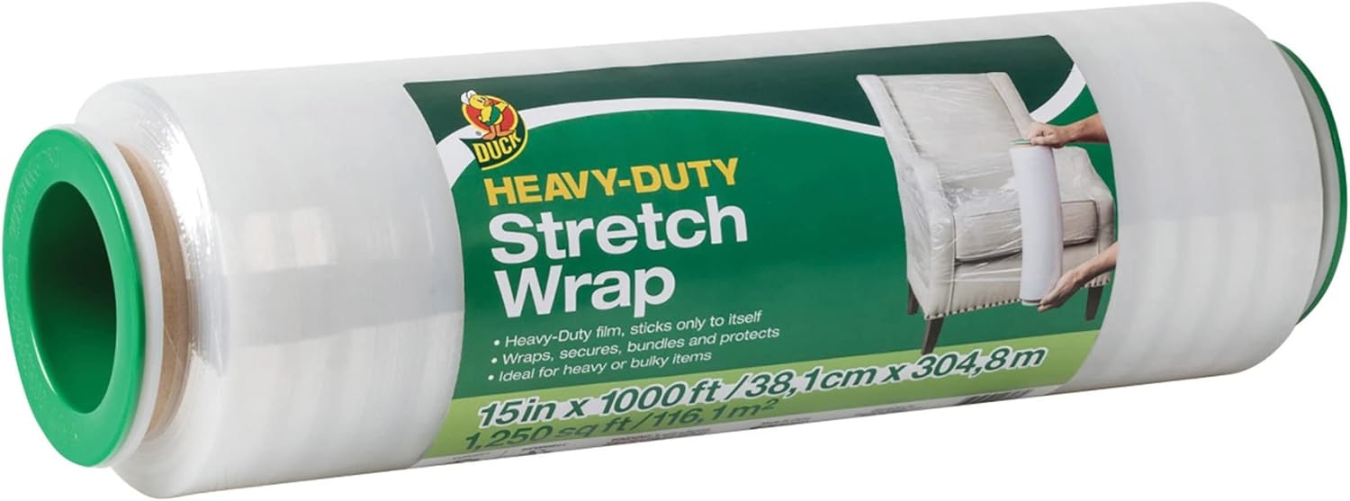 Duck, DUC285709, Heavy-Duty Stretch Wrap, 1 Each, Clear