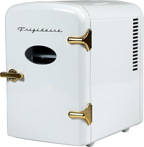 Miniatura 3 de Frigidaire Mini refrigerador personal retro, con capacidad para hasta 9 latas, portátil para automóvil, oficina, dormitorio, dormitorio o cabina,