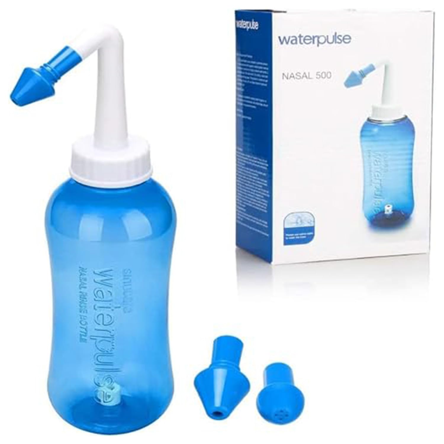 Mumoo Bear Nasal Wash Salt Rinse - Allergic Rhinitis Relief, Sinus Irrigation for Adults & Kids, 2.7g 300ml Nose Cleaner