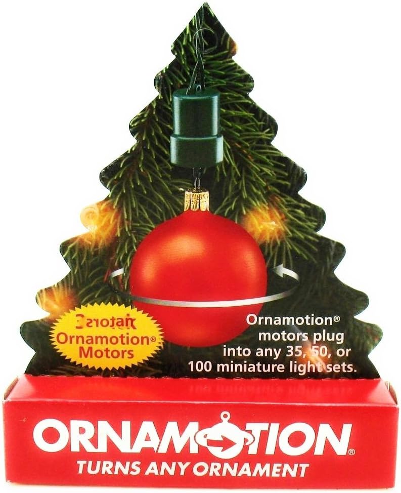 Ornamotion Turns Any Ornament, 3 Pack Ornamotion Motors Cat No. #82203