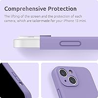 Vista 12 de SURPHY Compatible con iPhone 13 Mini Funda con Protector de Pantalla, (Protección de Cámara y Forro de Microfibra Suave) Funda de Teléfono