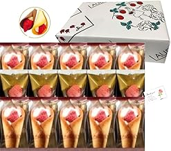 (Bag Included) Cool Shipping Audrey Glacier Hello Berry Assortment, Sweets, Chocolate, Gift, Strawberry, Valentine's Day, White Day (15 Assortments)