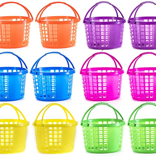 Prextex Easter Eggs Basket Great For Easter Egg Hunts And Easter Eggs Festival Easter Baskets, Pack Of 12 #TOP6