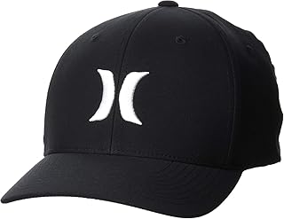 Hurley Mens Baseball Cap - Curved Brim Flexfit Fitted Hats for Men