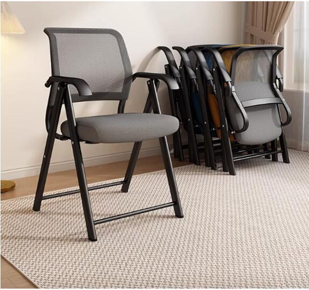Stackable and Foldable Conference Room Chairs with armrests and backrests, for Office Meetings,Meetings,Reception,and Training Room Chairs