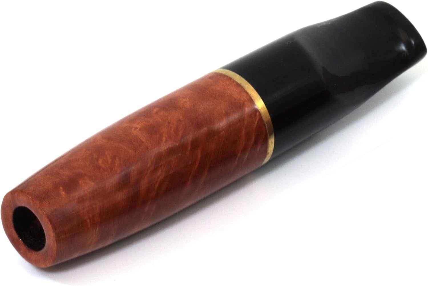 Smith & Frank Briar Wood Cigarette Holder 85mm – 9mm Denicotea Filter Compatible, Classic Reusable Mouthpiece, Includes 10 Filters