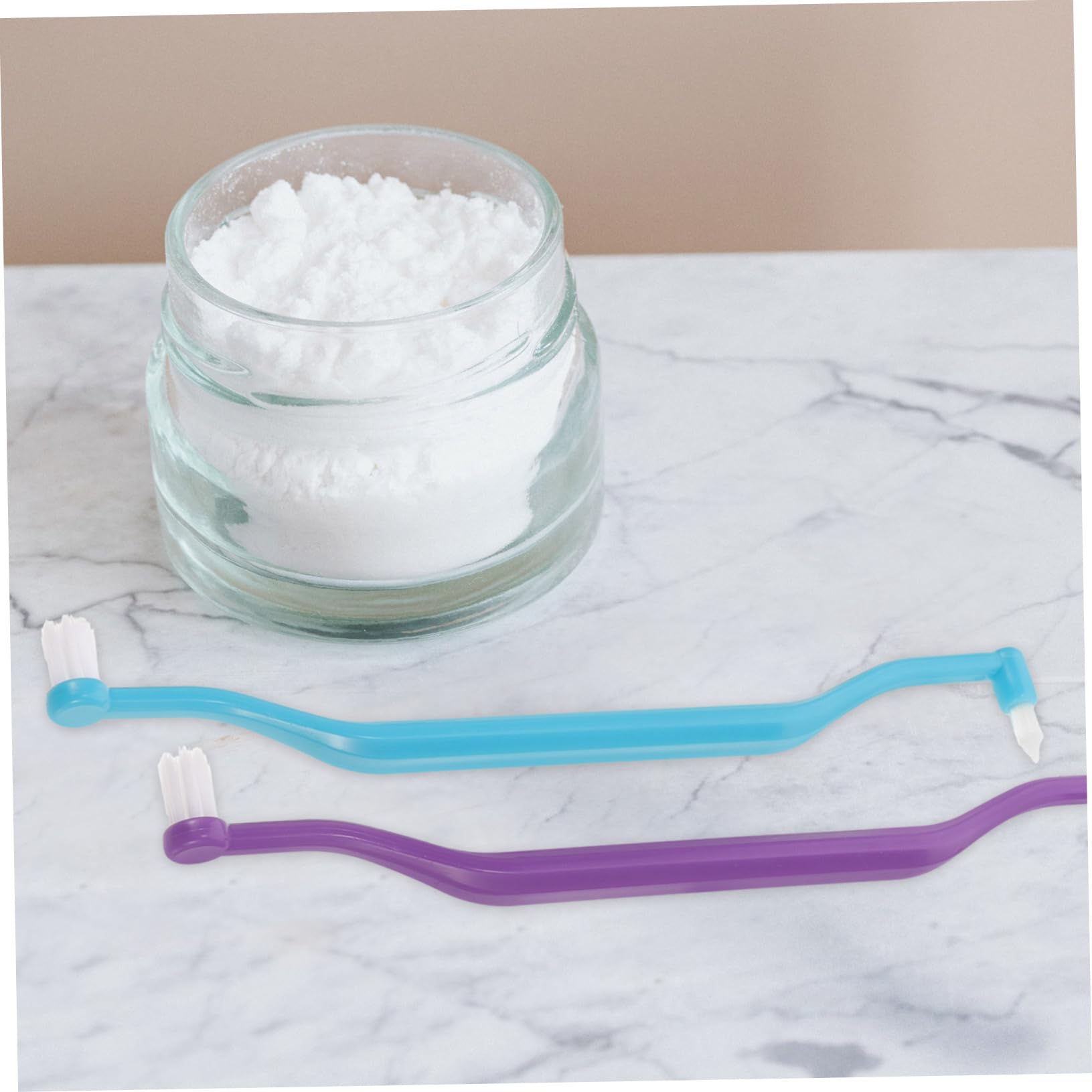 FRCOLOR 16 Pz Spazzolino a Doppia Testa Spazzolini Ergonomici Affusolati Spazzolini Da Denti Domestici Spazzolino Da Denti Resistente All'usura Spazzola Intercapedine Ergonomica Plastica