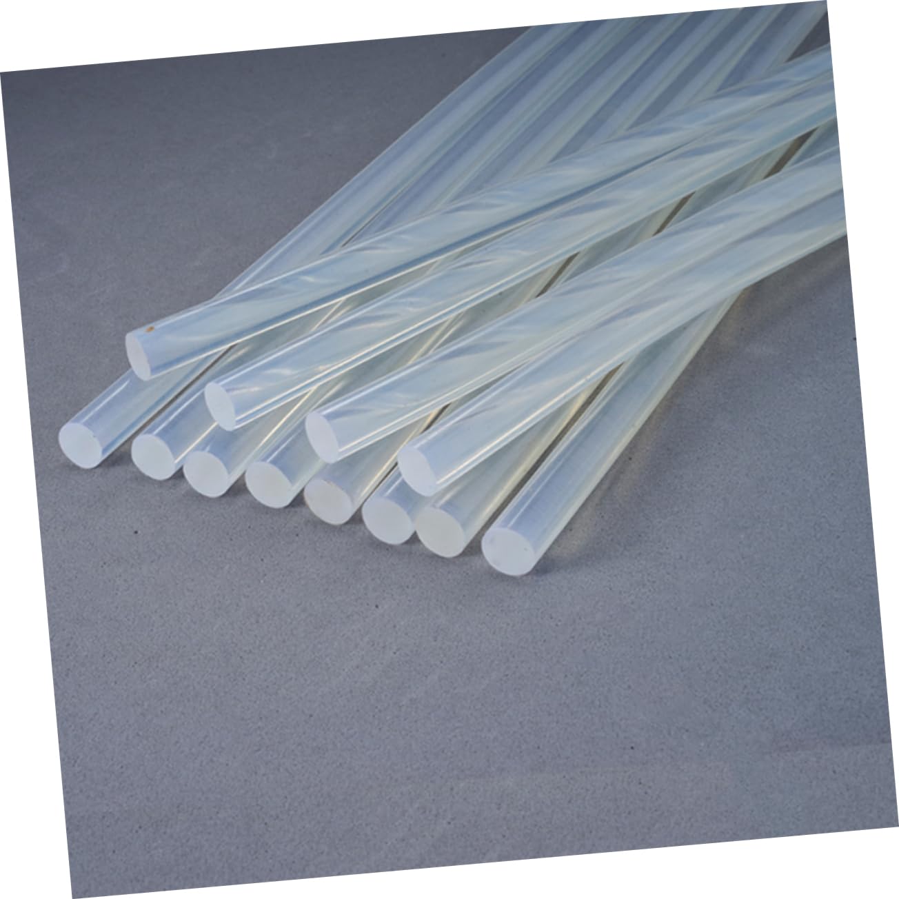 Bâtons de Colle Thermofusible Blancs 7mm 19cm, Lot 100