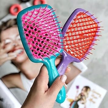 Jäneke Brush SUPERBRUSH SMALL Body Green Curly Fuchsia