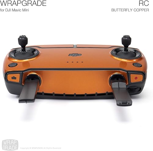 Miniatura 4 de Wrapgrade Skin compatible con DJI Mavic Mini  Mando a distancia (azul caribeño)