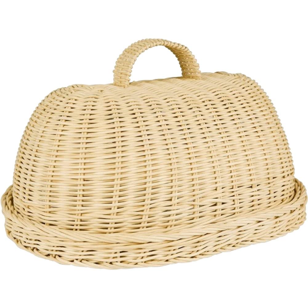 Panier à pain rotin pour servir les fruits sur la table de cuisine