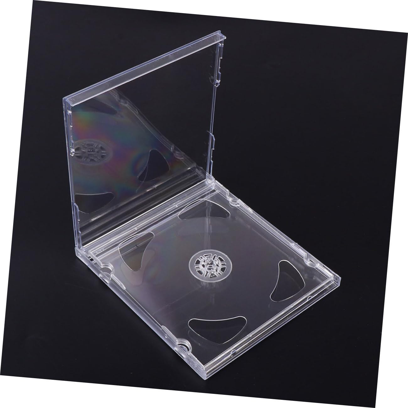 Cabilock 25stücke Transparente Cd-hüllen Als DVD-verpackung Schlankes Design Für Medien-aufbewahrung Für Zuhause Und Unterwegs Transparent