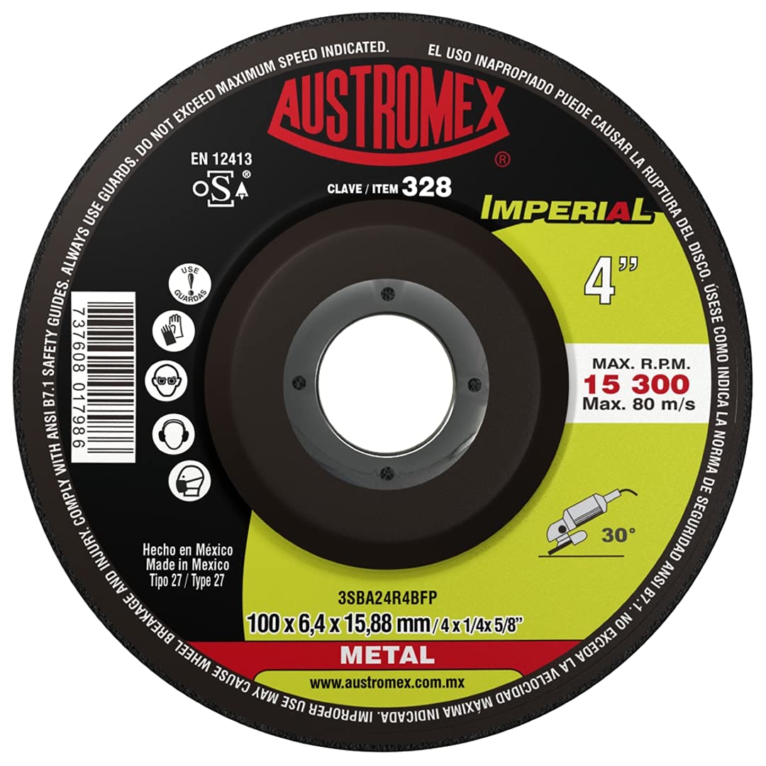 Austromex 328 ROUGH METAL DISC T-27 4x1 / 4x7 / 8 
