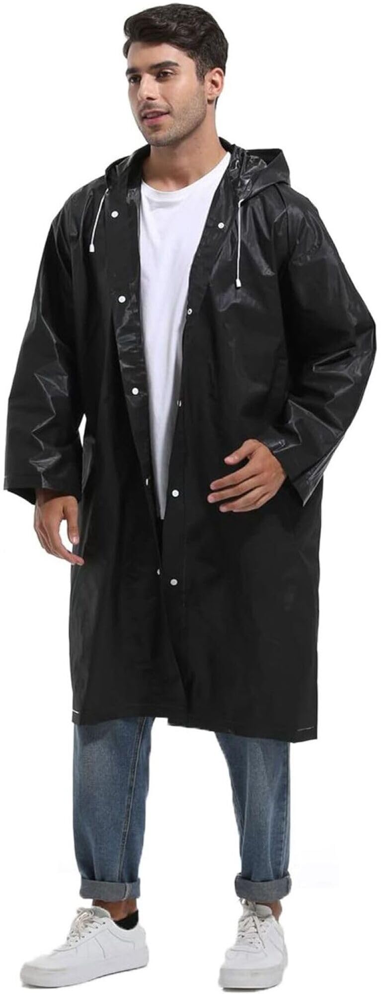Casual Solid Men Raincoat (EVA-1Blackk)-image-49