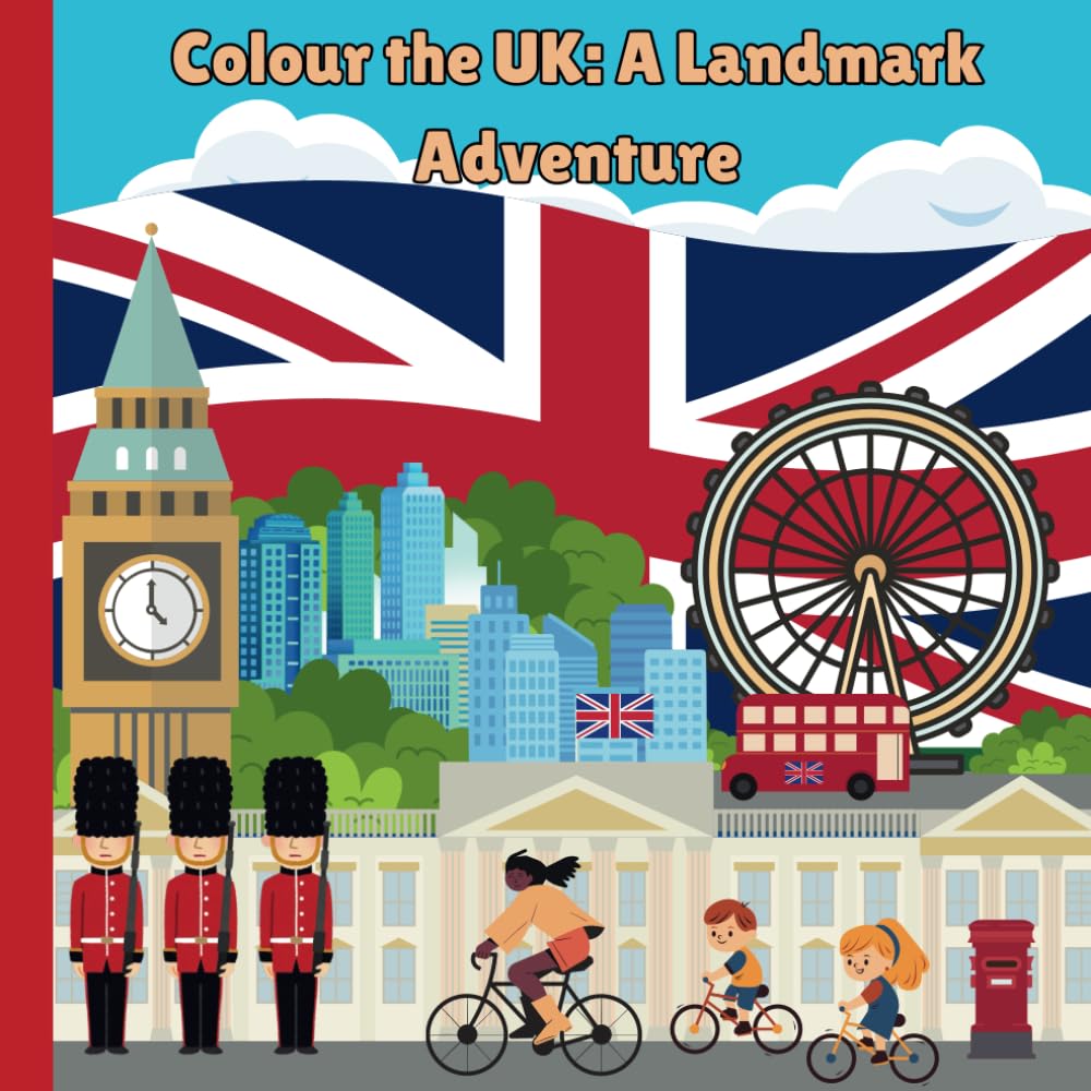 Colour the UK: A Fun Landmark Journey for Kids