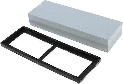 Miniatura 6 de Crear idea Piedra de afilar húmedo afilador de piedra con base antideslizante de silicona Tijeras tácticas de cocina Navajas Espadas de doble cara