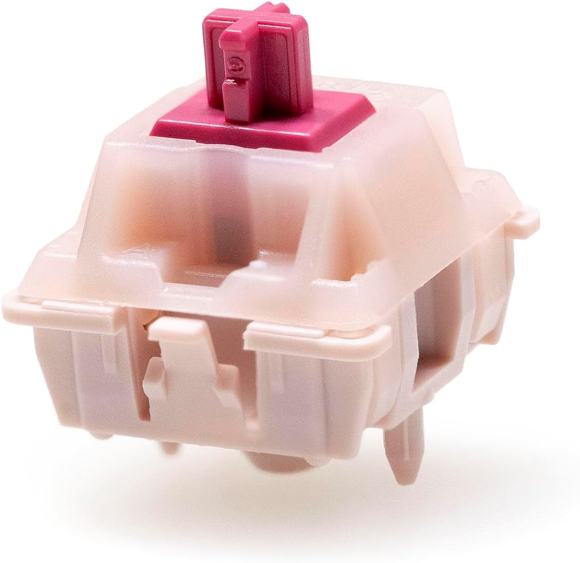 KPREPUBLIC Cherry Petal Switch RGB SMD Tiny Tactile Switches 30g 35g for Mechanical Keyboard mx Stem PA66 Nylon POM Pink 4.0mm (Cherry Petal Switch x110)