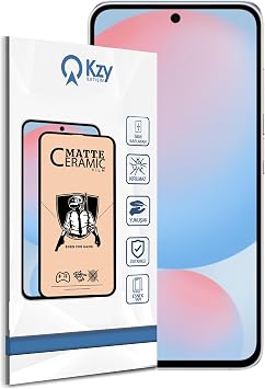 Samsung Galaxy S24 FE ile Uyumlu Tam Kaplayan Mat Seramik Nano Esnek Ekran Koruyucu Cam