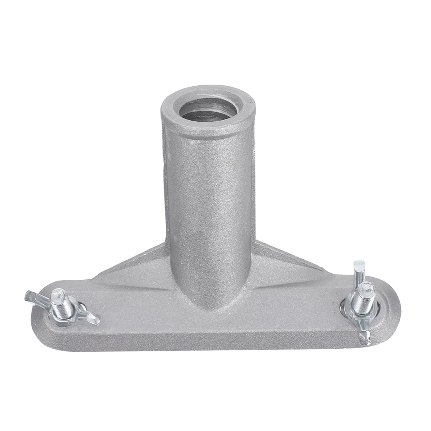 OSALADI 5pcs Handle Adapter for Broom Poles Broom Head Bracket Connecting Pole Handle Adapter Replacement Broom Head Adapter Silver Aluminum Alloy