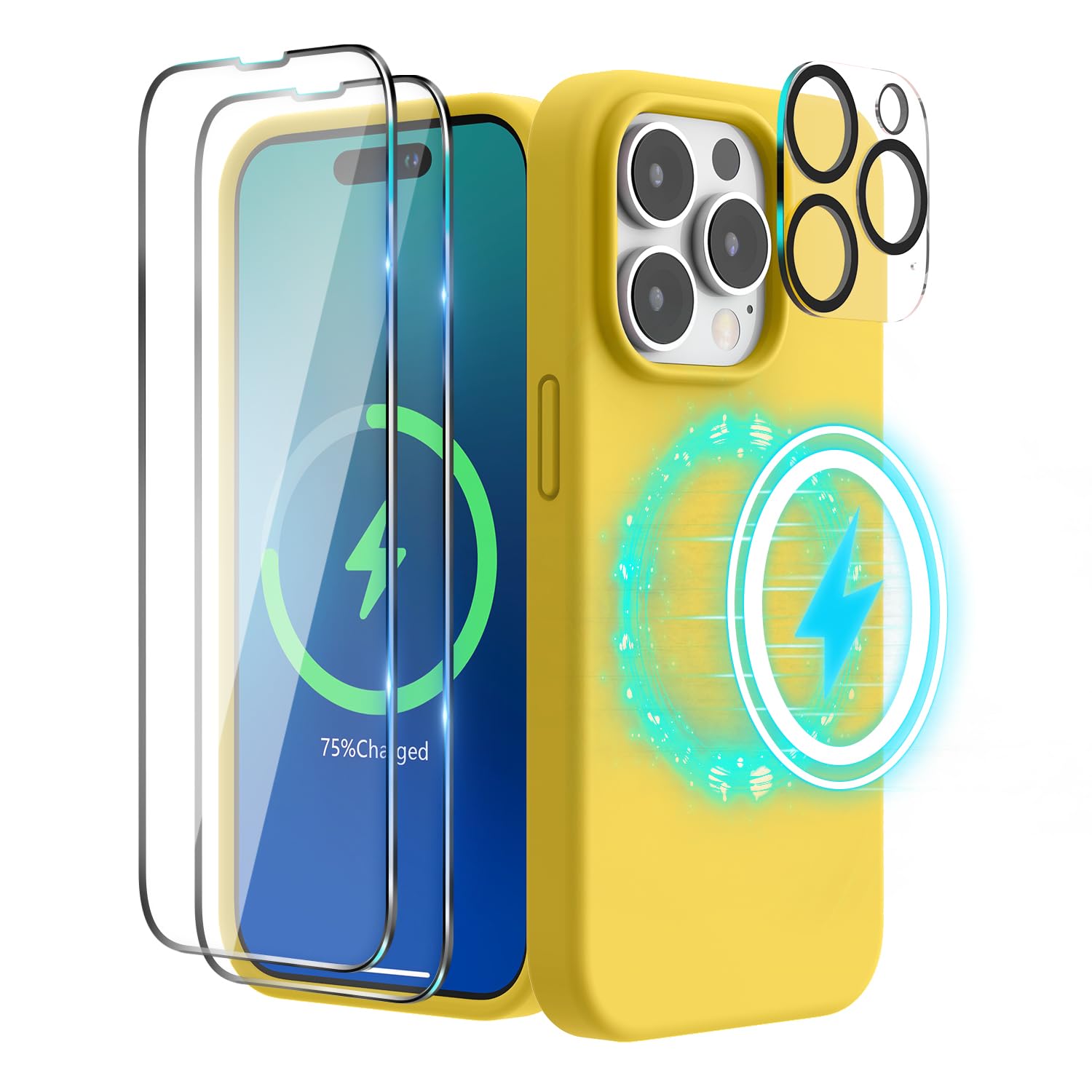Amazon.co.jp: 「4 in 1」SURPHY iPhone14 pro用ケース+スクリーン 