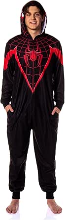 Marvel SpiderMan Miles Morales Union Suit Adult One Piece