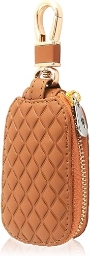 Funda para llave de automóvil, protector para llavero de automóvil, funda universal de cuero para llavero inteligente, protector antiarañazos