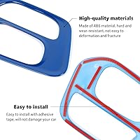 Vista 5 de Voodonala para Dodge Challenger 2015-2023, cubiertas de panel de cambio de marchas centrales, decoración, accesorios de recorte para Dodge