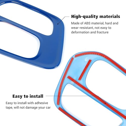 Miniatura 5 de Voodonala para Dodge Challenger 2015-2023, cubiertas de panel de cambio de marchas centrales, decoración, accesorios de recorte para Dodge